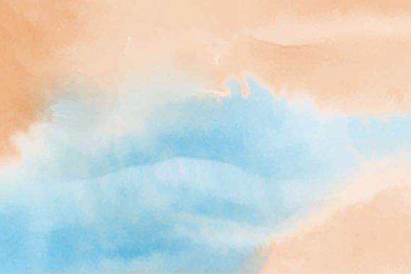 Abstract Terracotta Watercolor Sea Beach Backgrounds