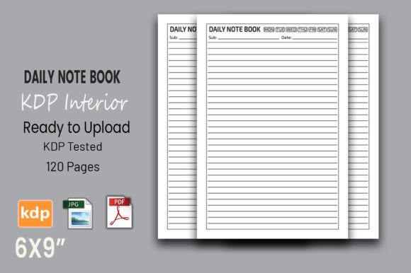 Daily Note Log Book KDP Interior: Eliminate Guesswork and Publish with Confidence