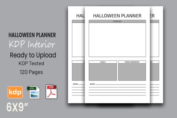 Fast-Track Your KDP Success Using a Halloween Planner KDP Interior