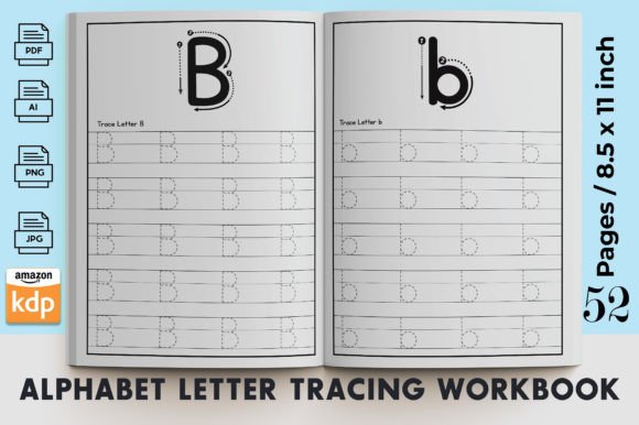 Mastering Early Literacy with the Alphabet Letter Tracing Workbook for KDP Publishing