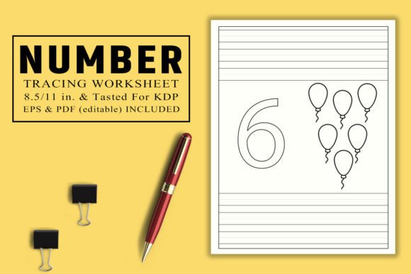 Number Tracing Worksheets Colouring Page in Modern Design