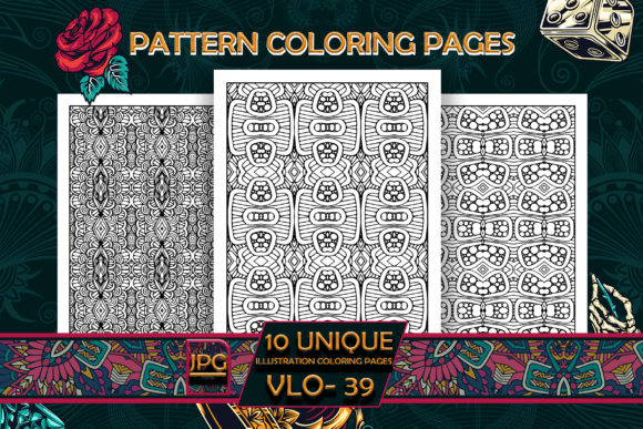 Pattern Coloring Pages Vol-39 Interiors