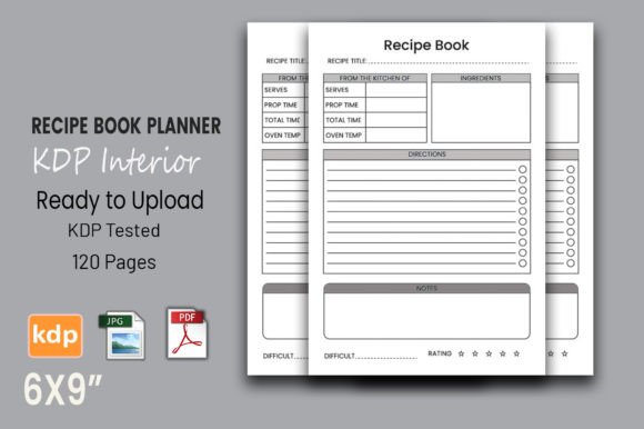 Understanding the Recipe Book Planner KDP Interior