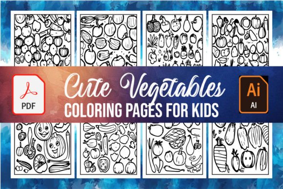 Understanding the Value of High-Quality Cute Vegetables Coloring Pages KDP Interiors